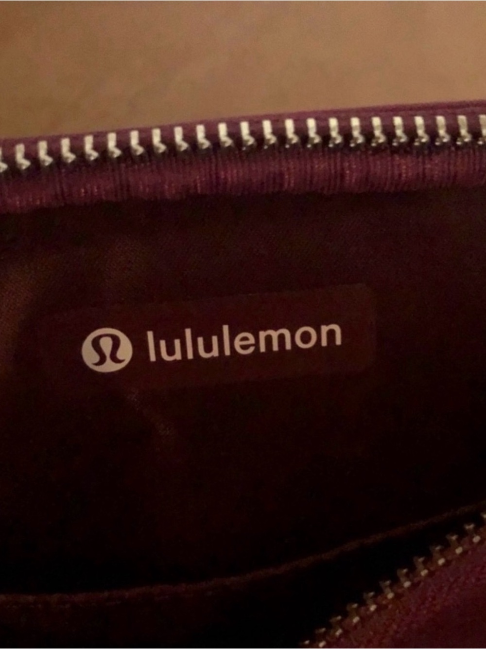 lululemon Athletica Quilted Berry Crossbody with Gold Hardware - Picture 5 of 6